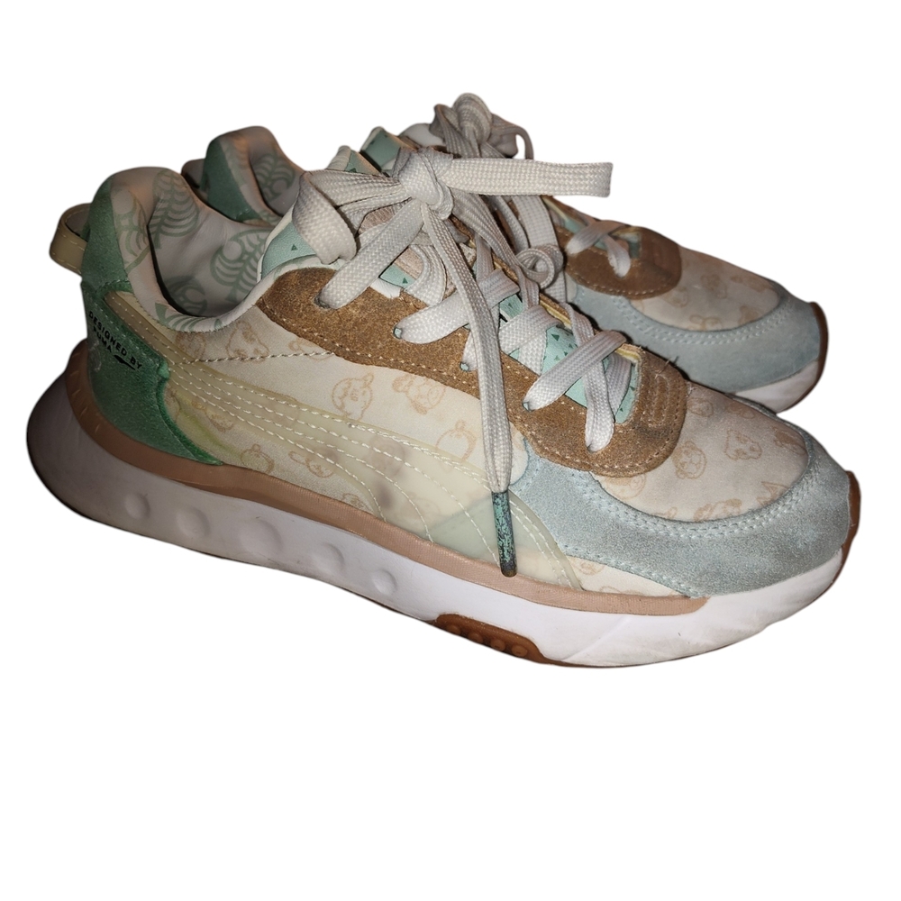 Puma Big Kids Animal Crossing x Wild Rider 'New Horizons' Sneakers Size 3C